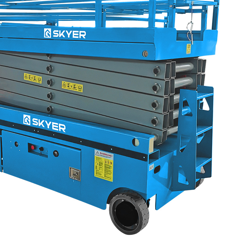 Самоходный ножничный подъемник с выдвижной платформой SKYER PL1435